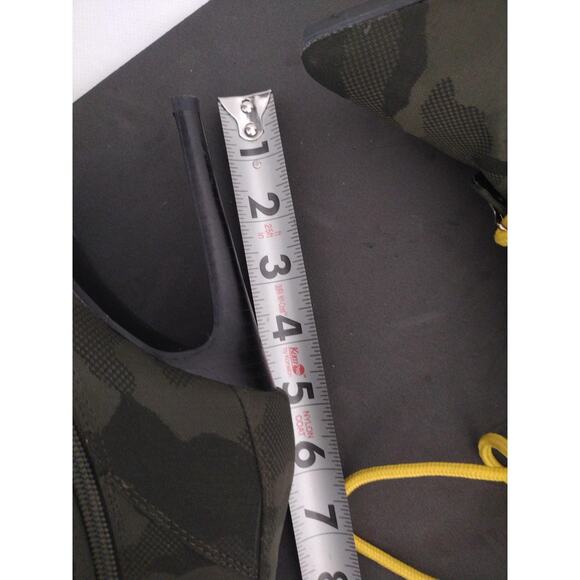 Madden Destiny Boots Womens Size 5 Green Camo Lace Up Stiletto Ankle Heel - Picture 5 of 10